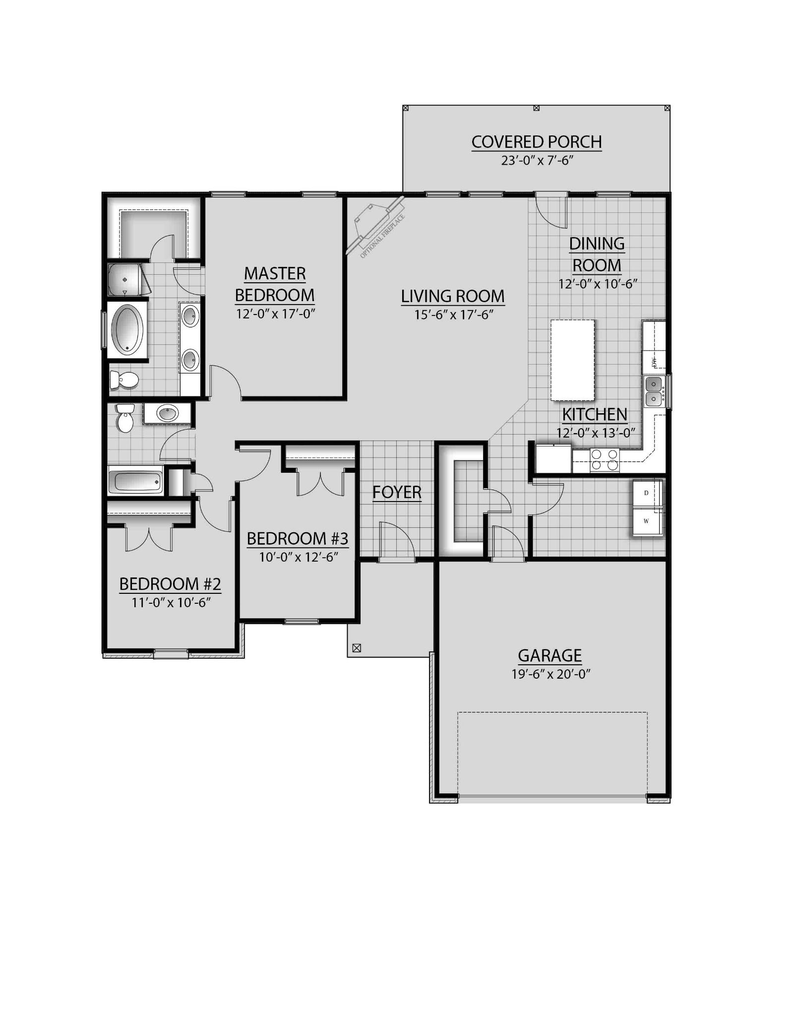The Rosman IV G Open Floor Plan DSLD Homes DSLD Homes