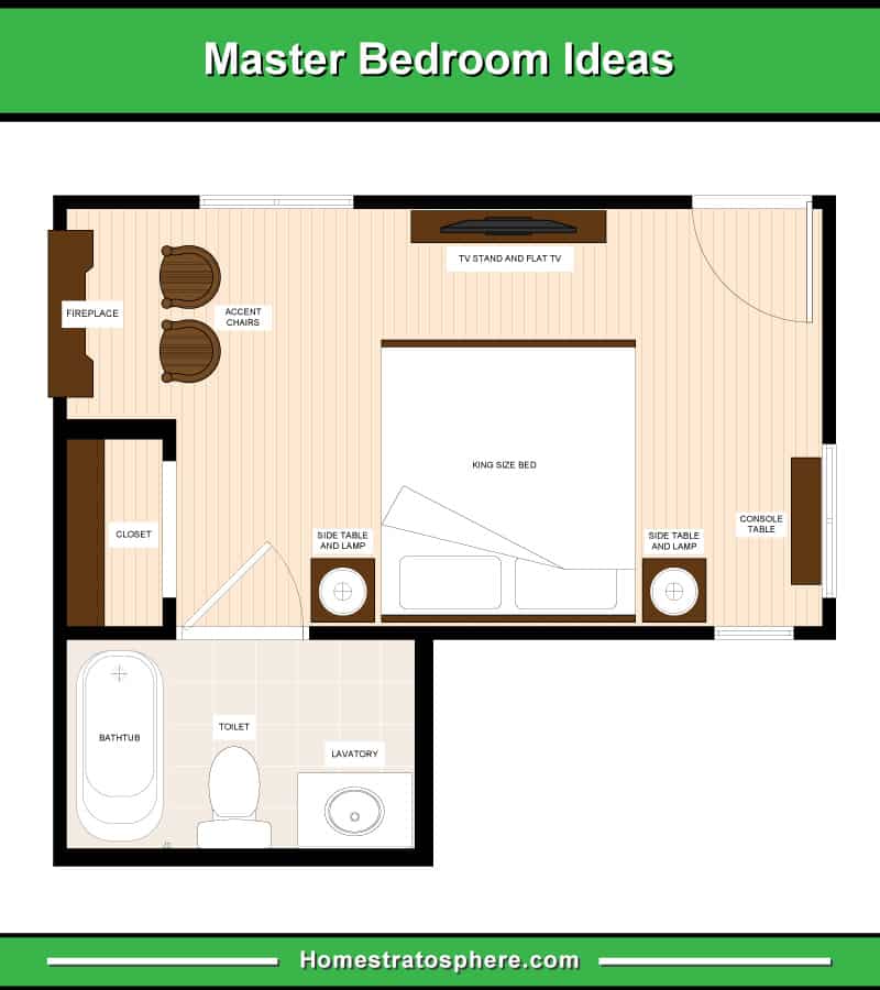 13 Primary Bedroom Floor Plans Layout Drawings