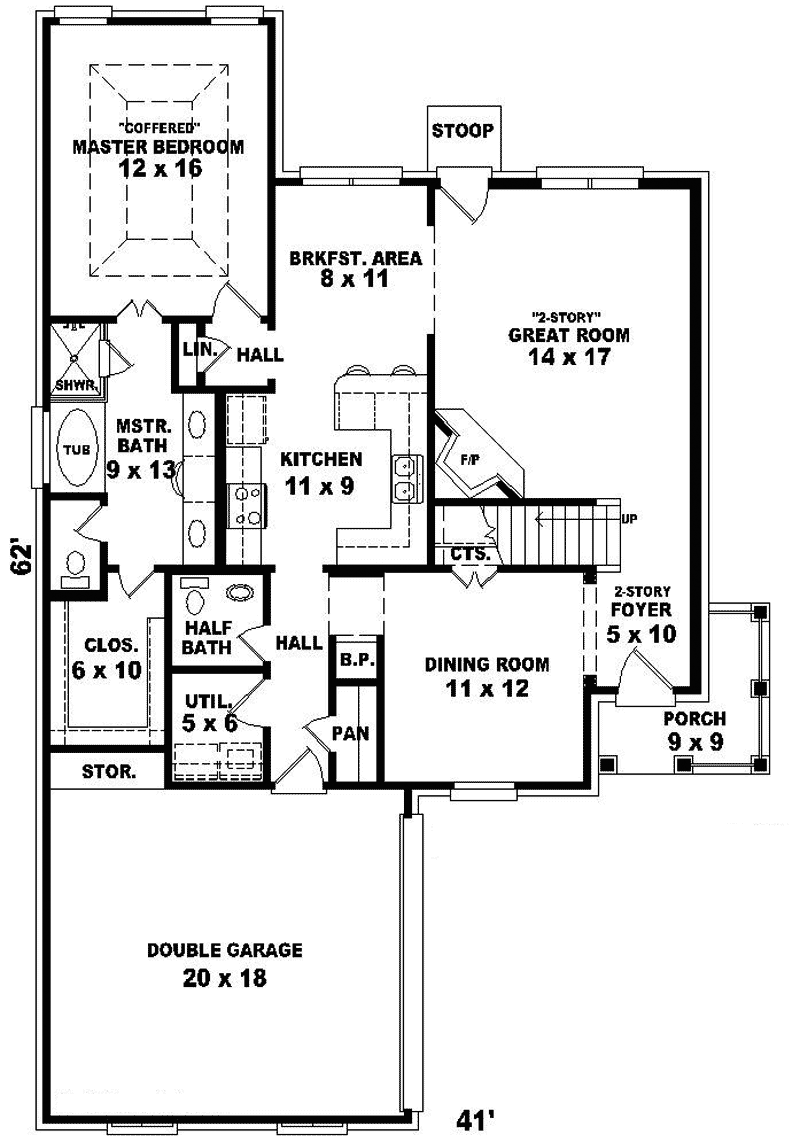 Pastoral European Home Plan 087D0332 House Plans and More