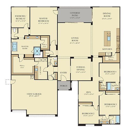 Emerald New Home Plan in Emerald Crest by Lennar Dream