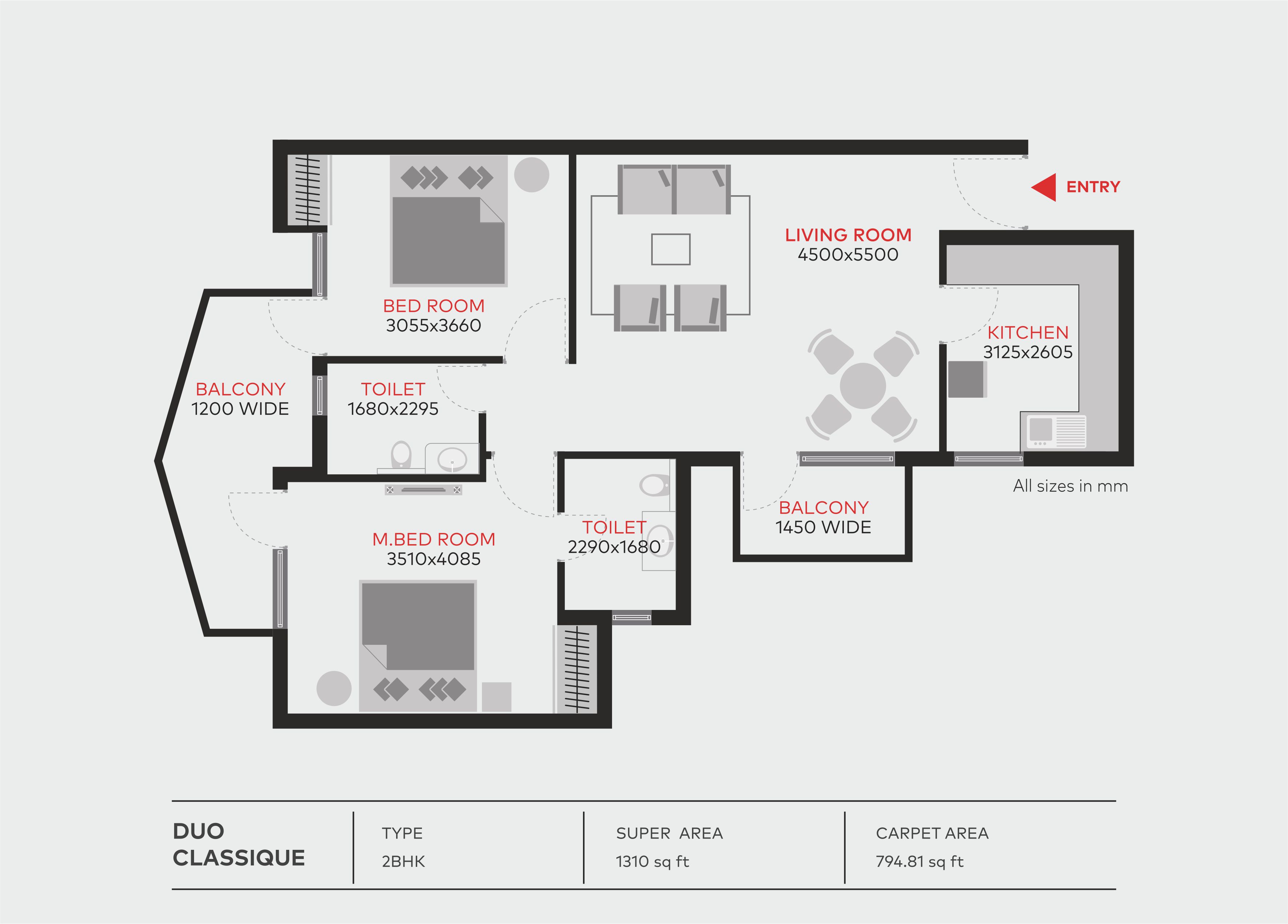 Anant Raj Maceo Sector 91 Gurgaon 2/3/4 Bhk Apartments