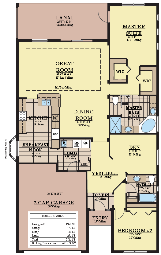 Grenada Home Plan by Medallion Home in Lakes of Mount Dora