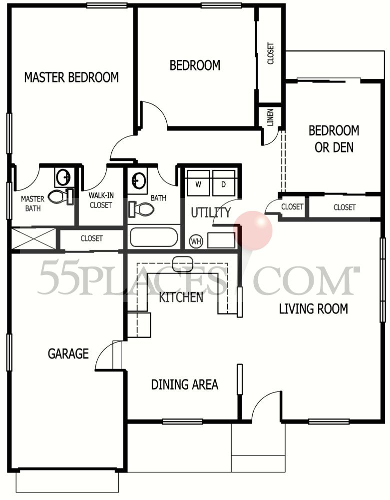 Laguna Floorplan 1161 Sq. Ft Holiday City at Berkeley