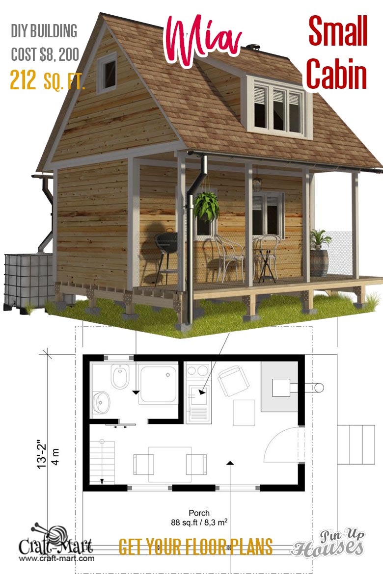 Small unique house plans (Aframes, small cabins, sheds