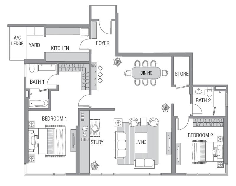 Verticas Residensi Floor Plan / Floor Plans Residensi