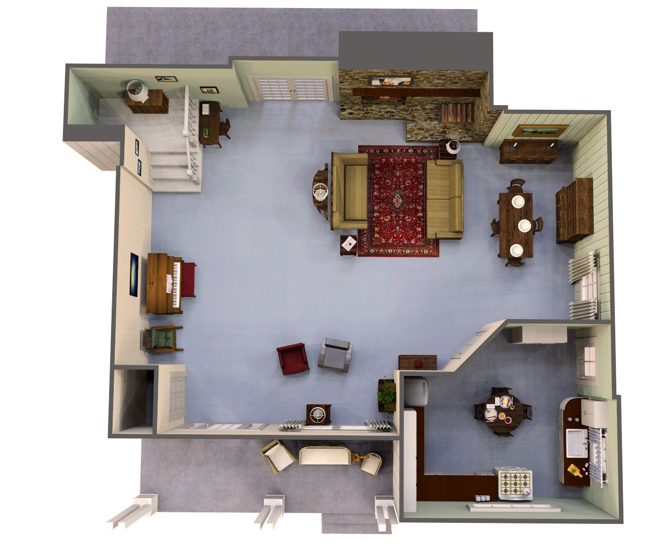 The Andy Griffith Show House floor plans, Show home, Home