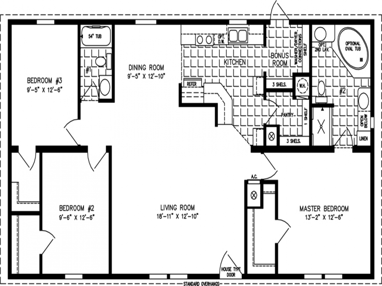 1200 Square Feet Home 1200 Sq FT Home Floor Plans, small
