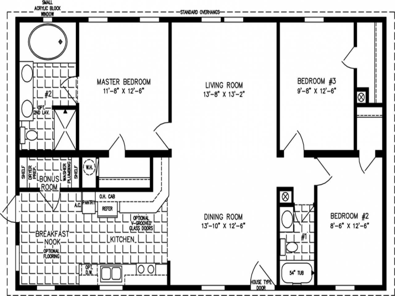 1200 Square Foot Open Floor Plans 1000 Square Feet, 1200