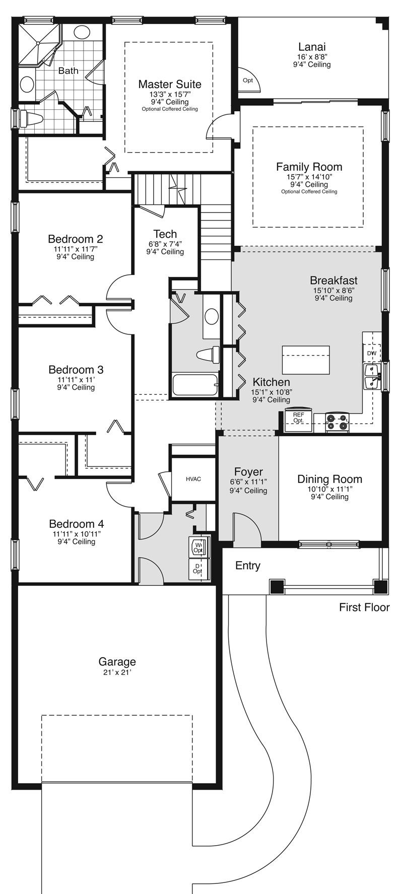 Sweetwater II Home Plan by Neal Communities in River's Reach