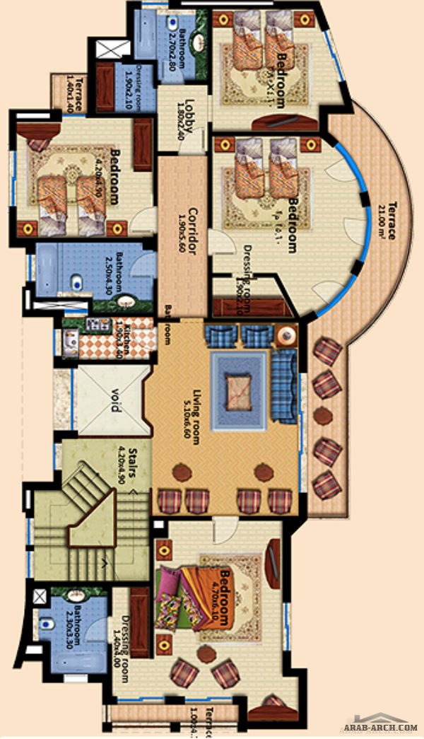 villa rose floor plans » arab arch