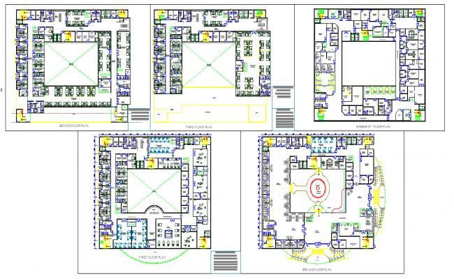 200 Bed Hospital Layout