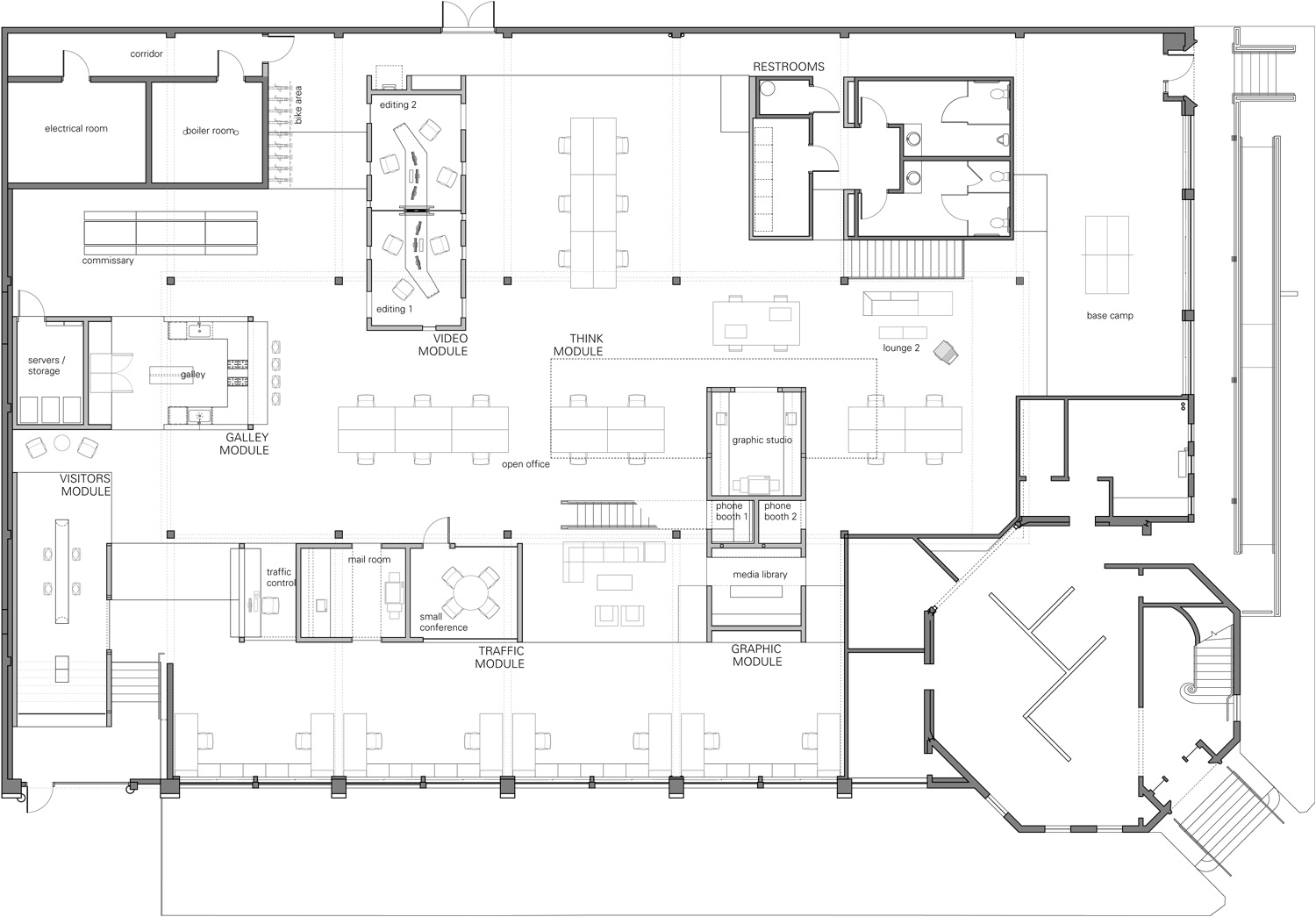 Architectural Floor Plans Office Building HomeDesignPictures