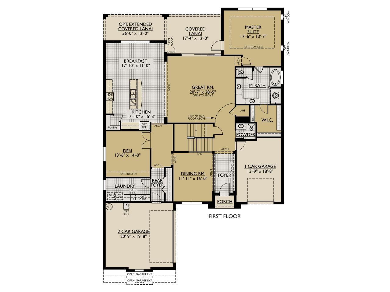 Jasmine Floor Plan William Ryan Homes Tampa