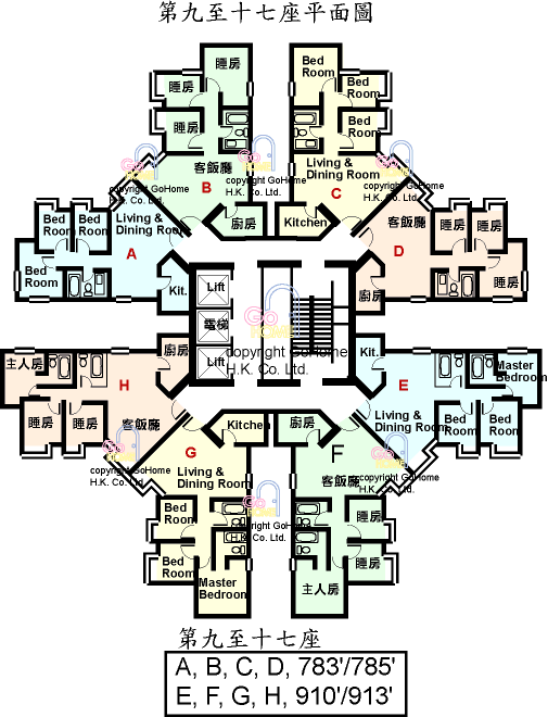 Floor Plan of Sceneway Garden
