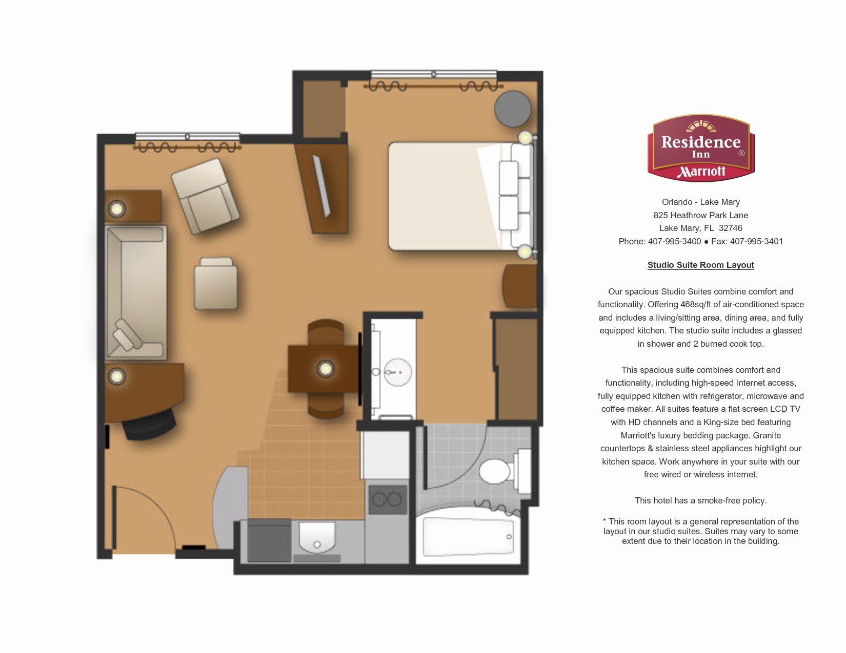 Image result for marriott residence inn room floor plans