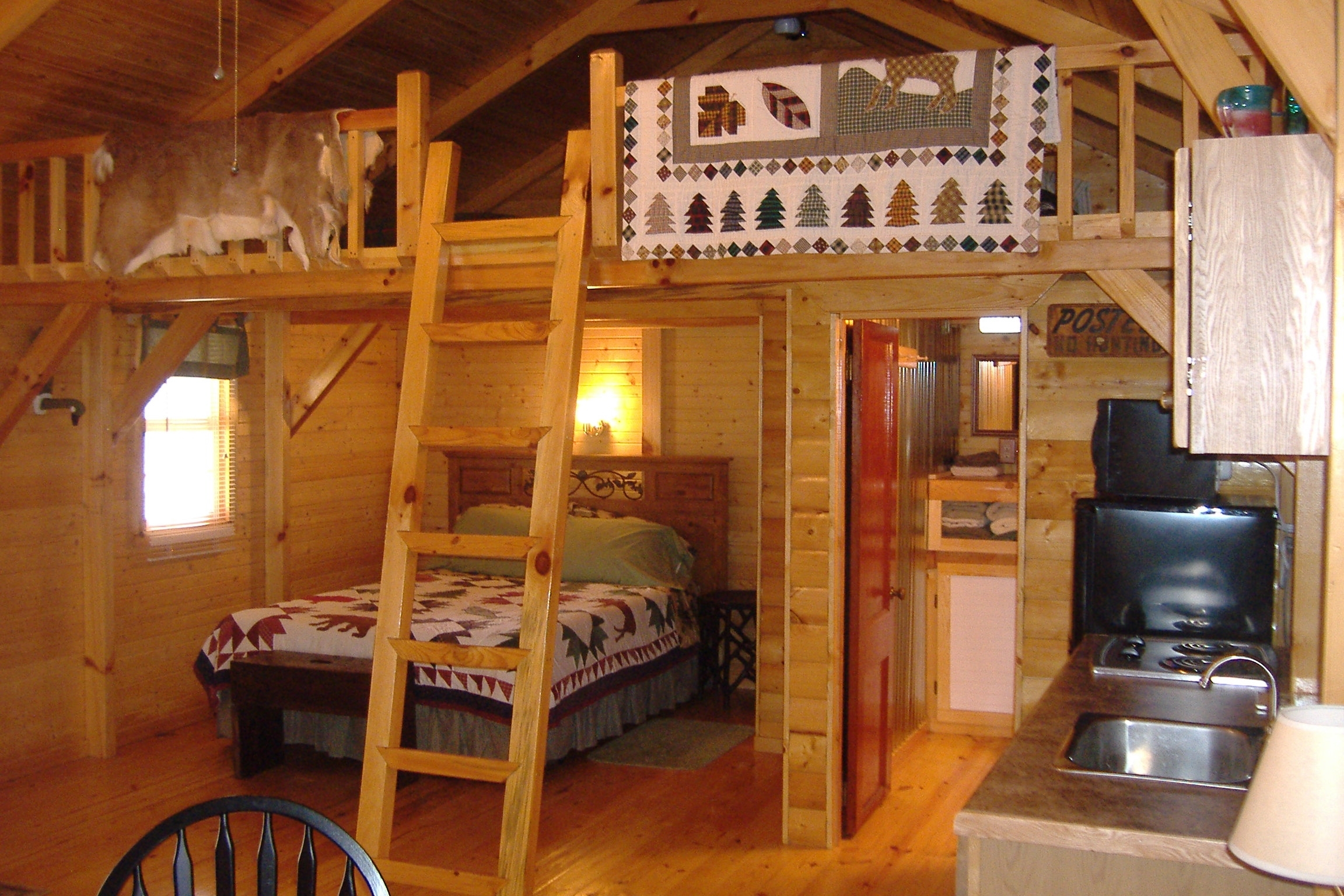 16X32 Cabin Plans Hunting Cabin with Loft, hunting cabin