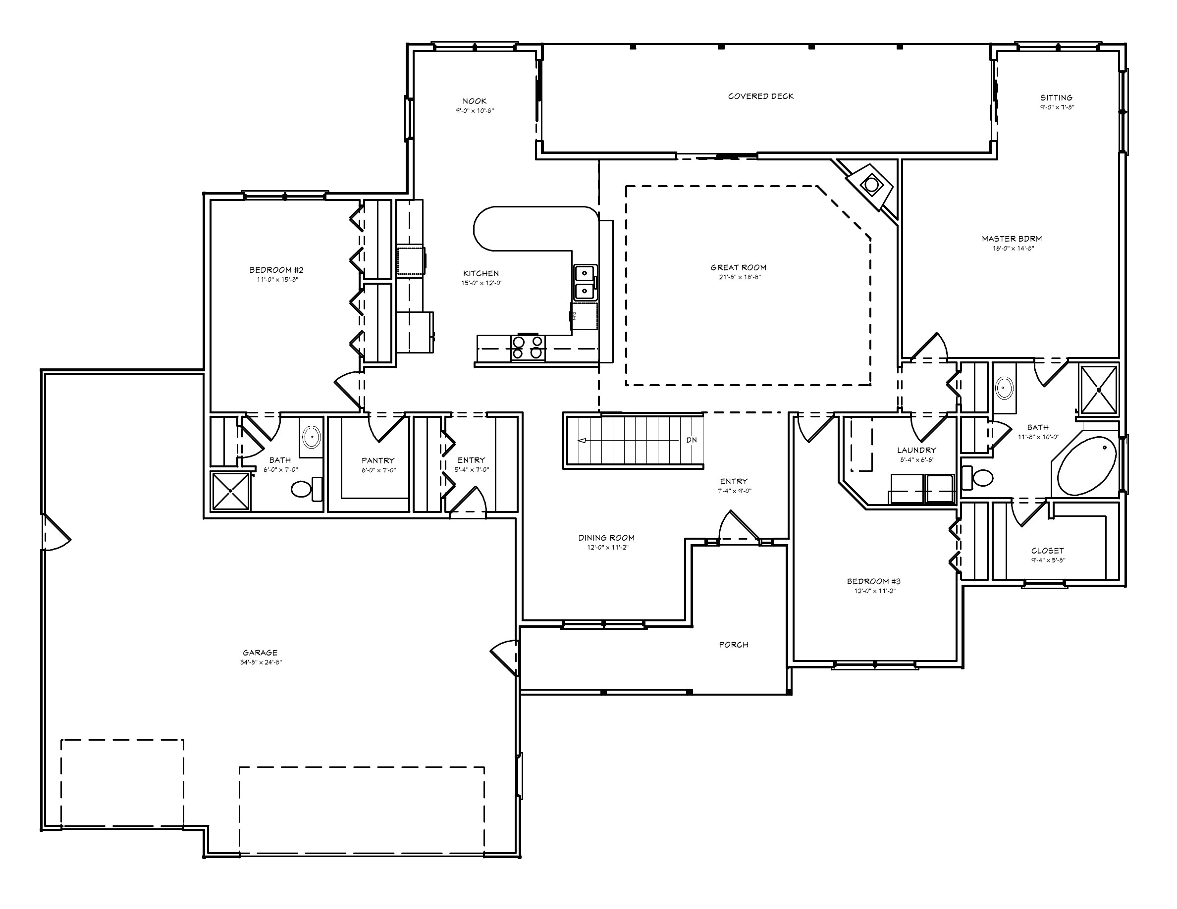 1800 to 2000 Sq Ft Ranch House Plans