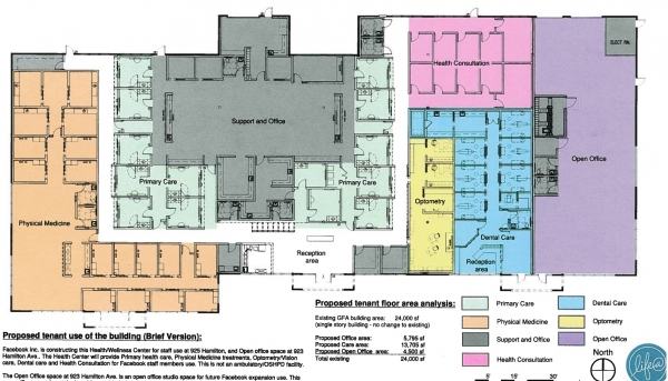 Menlo Park Facebook to move employee health clinic to new