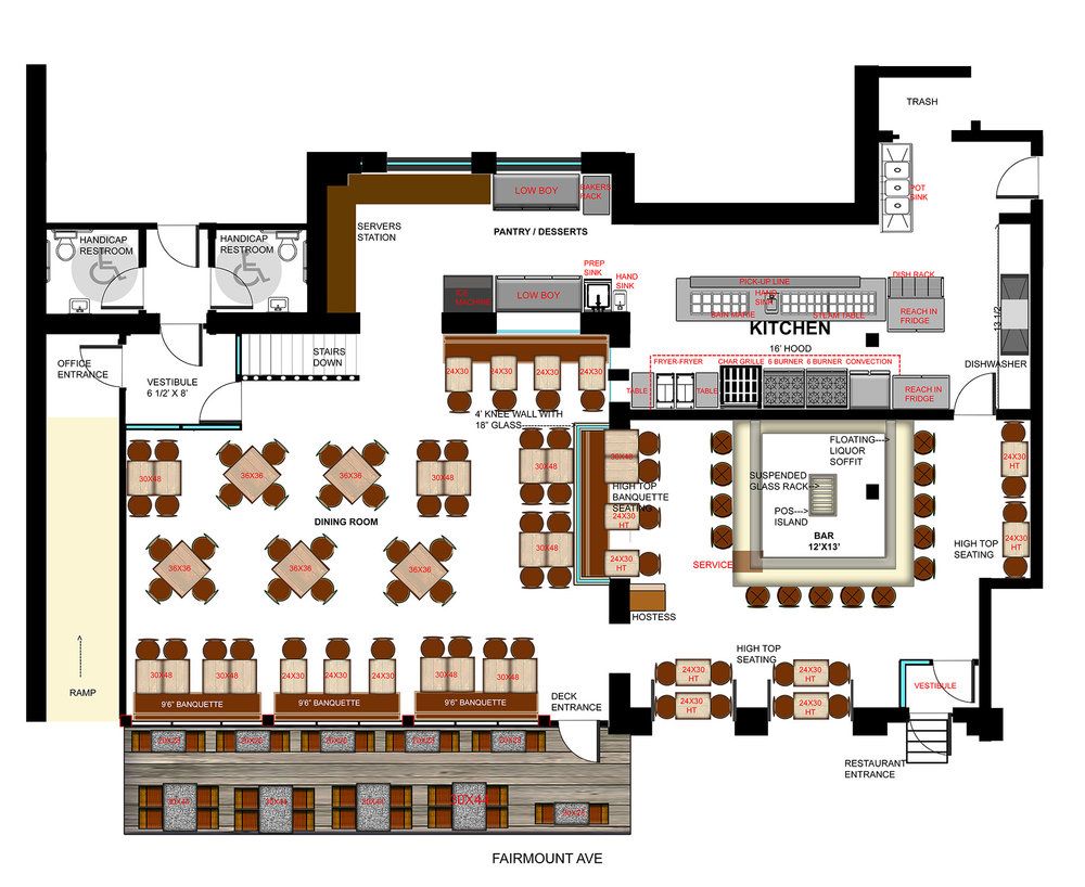 Restaurant Designer Raymond HaldemanRestaurant Floor Plans