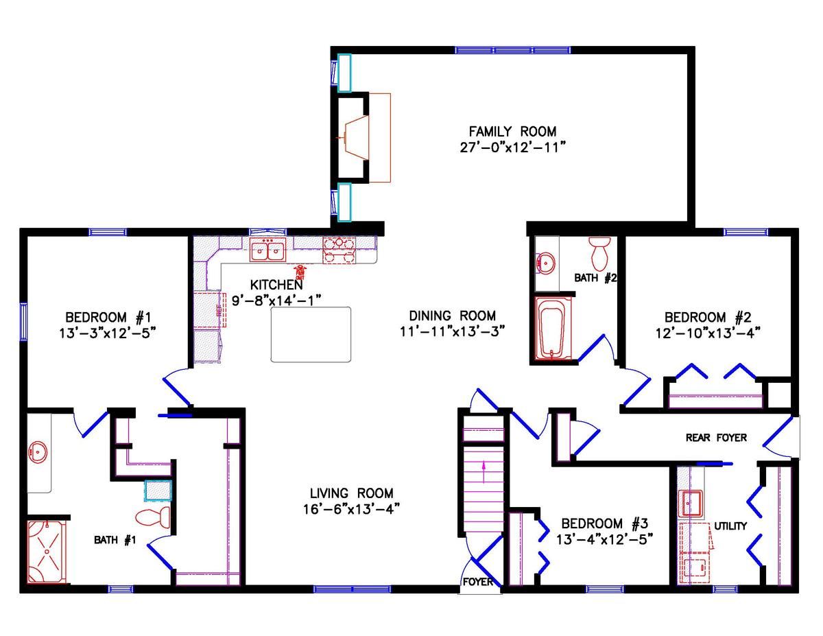 Main Floor House floor plans, Floor plans, Family room