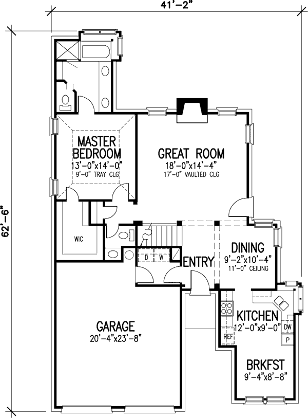 Dream Master Bedroom 19233GT Architectural Designs