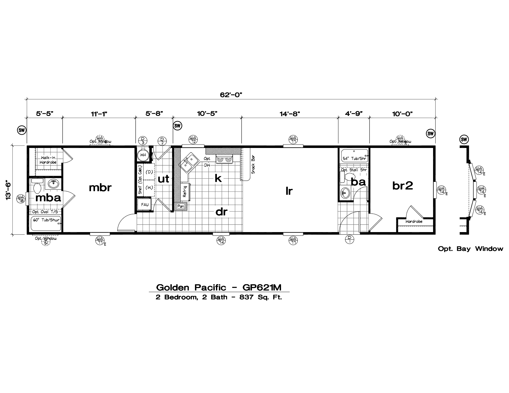 1995 Fleetwood Manufactured Home Floor Plans