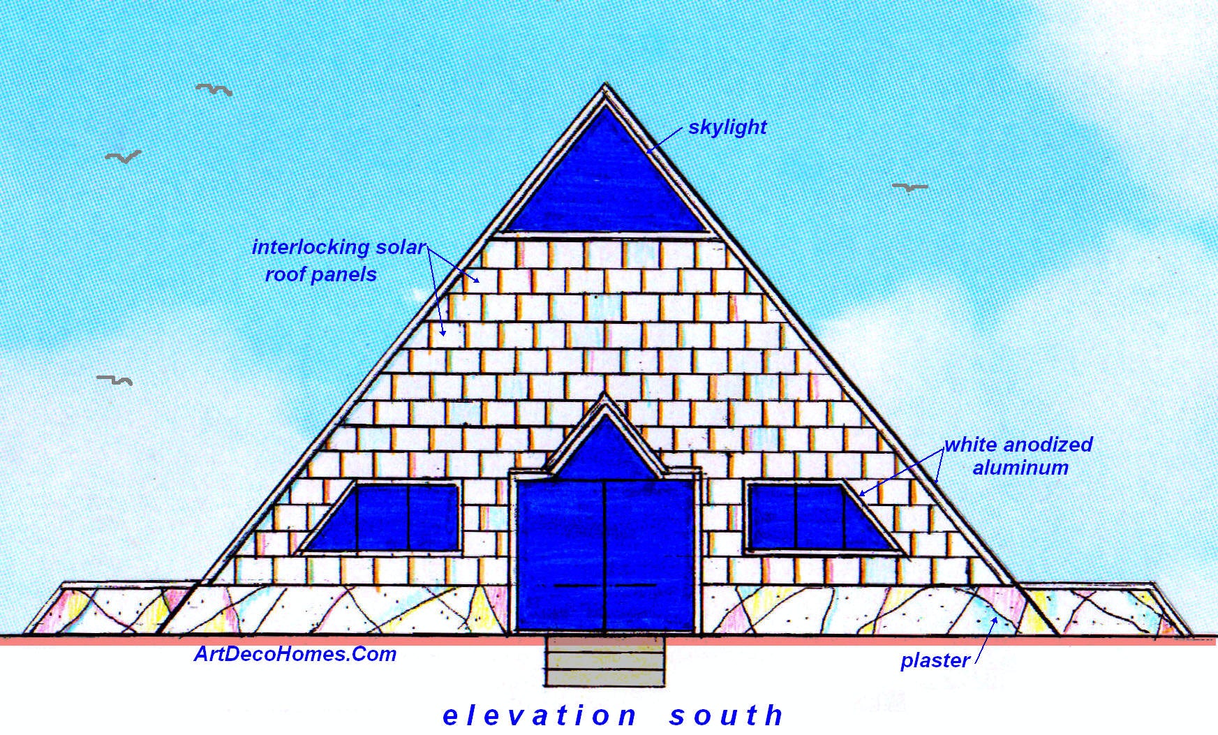 Pyramid House Plan Design Architizer