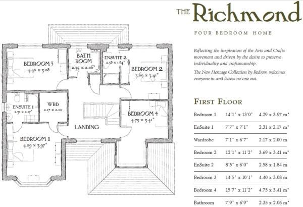 redrow richmond floor plan Google Search Floor plans