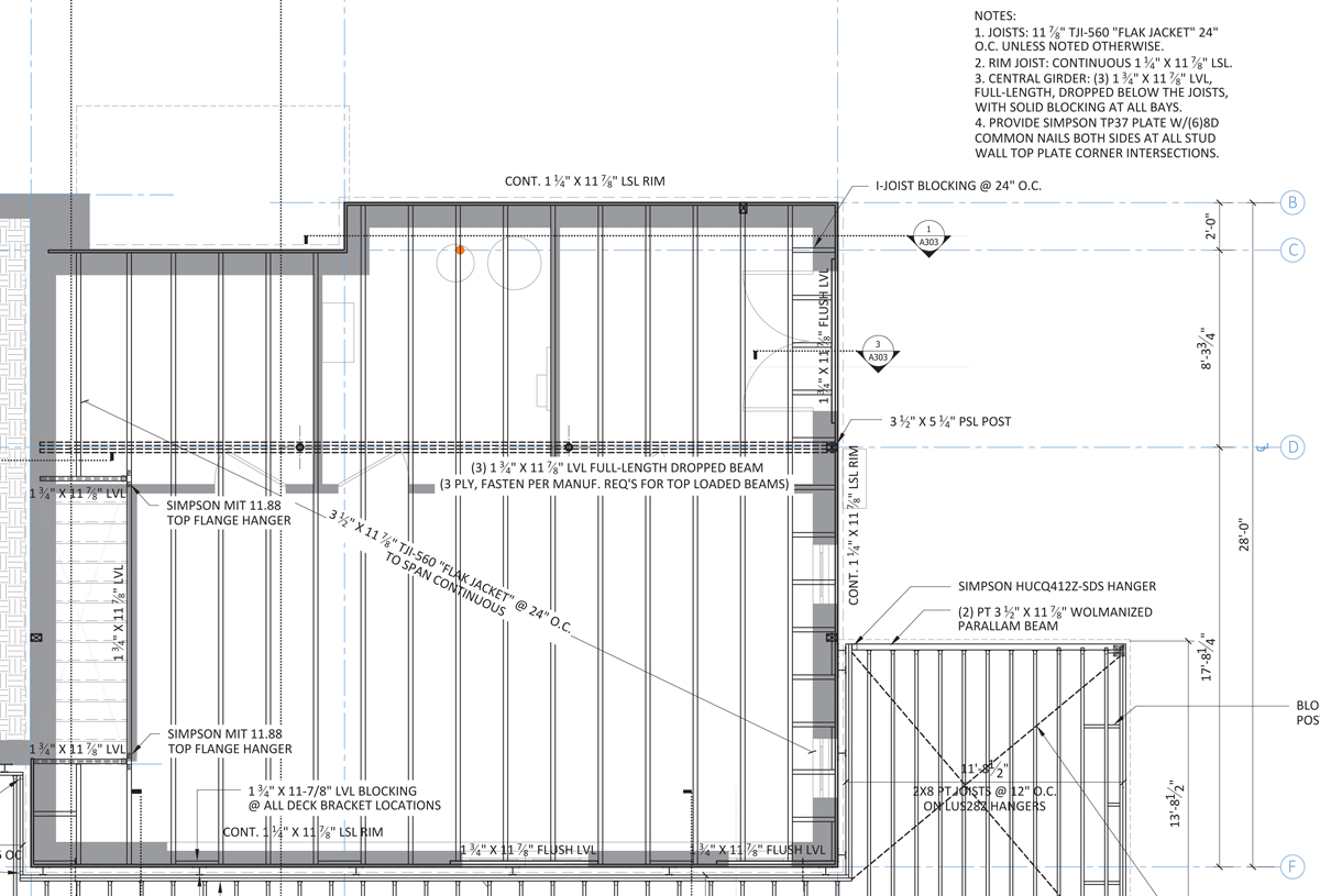 FloorFraming Design Fine Homebuilding
