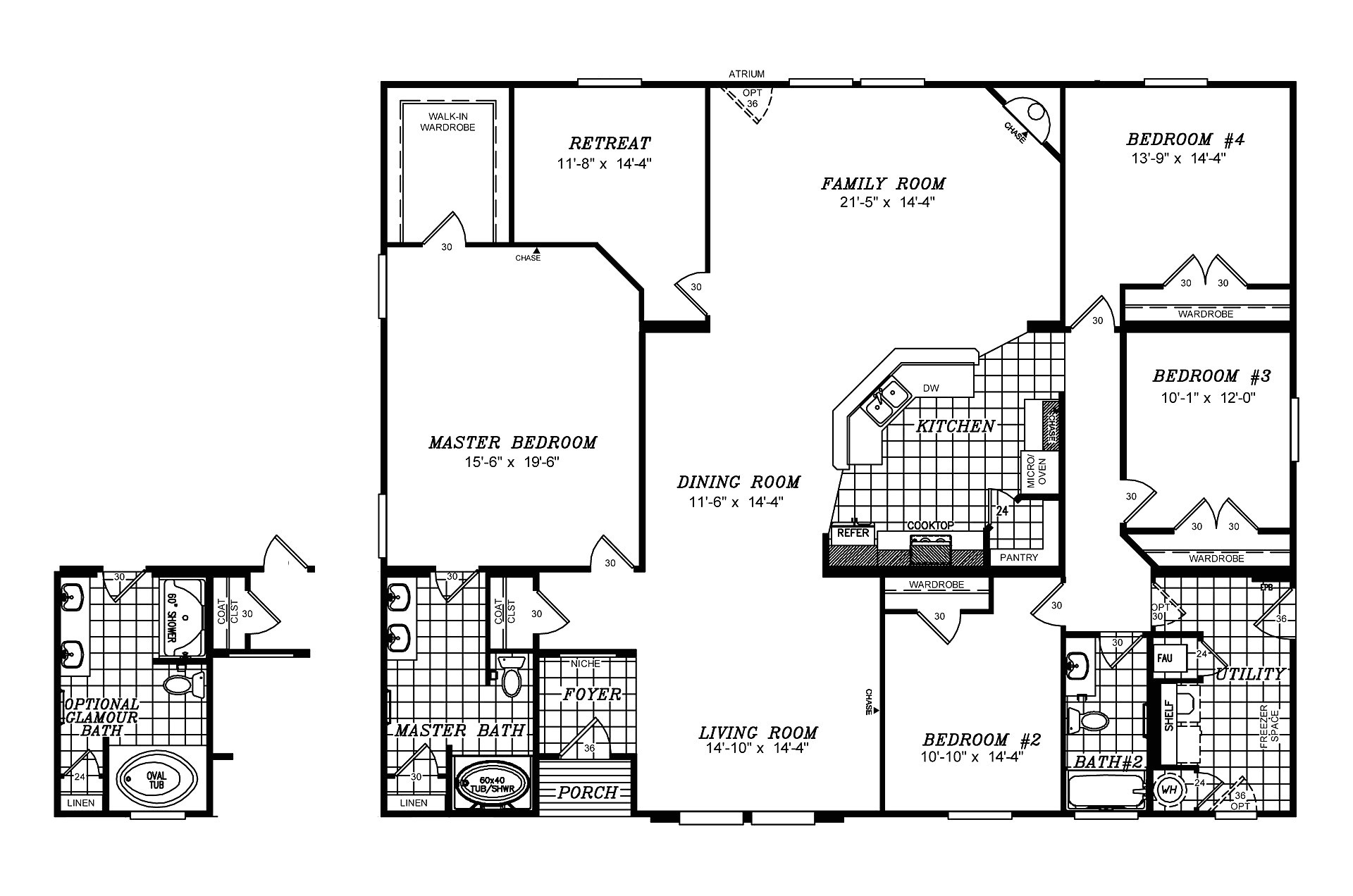2000 Skyline Mobile Home Floor Plans