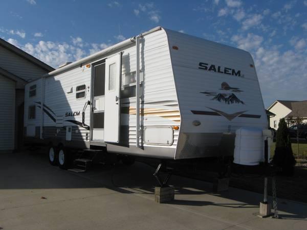 2008 30' Salem Travel Trailer with bunk house for Sale