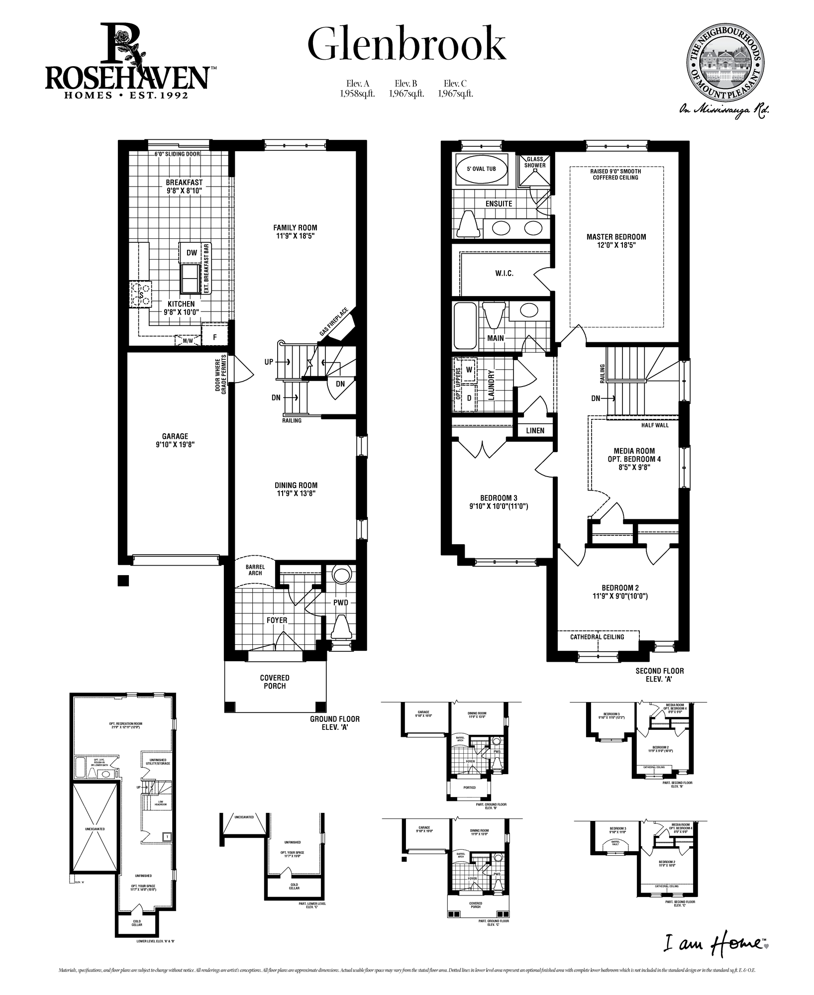 Mount Pleasant Glenbrook Floor Plans and Pricing