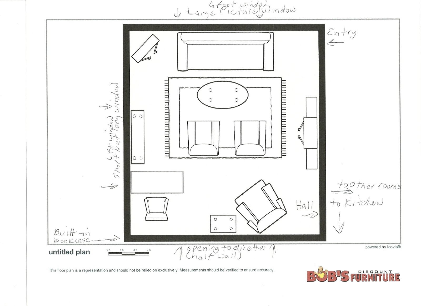 Maison Newton Redoing the Living Room 2 The Floor Plan