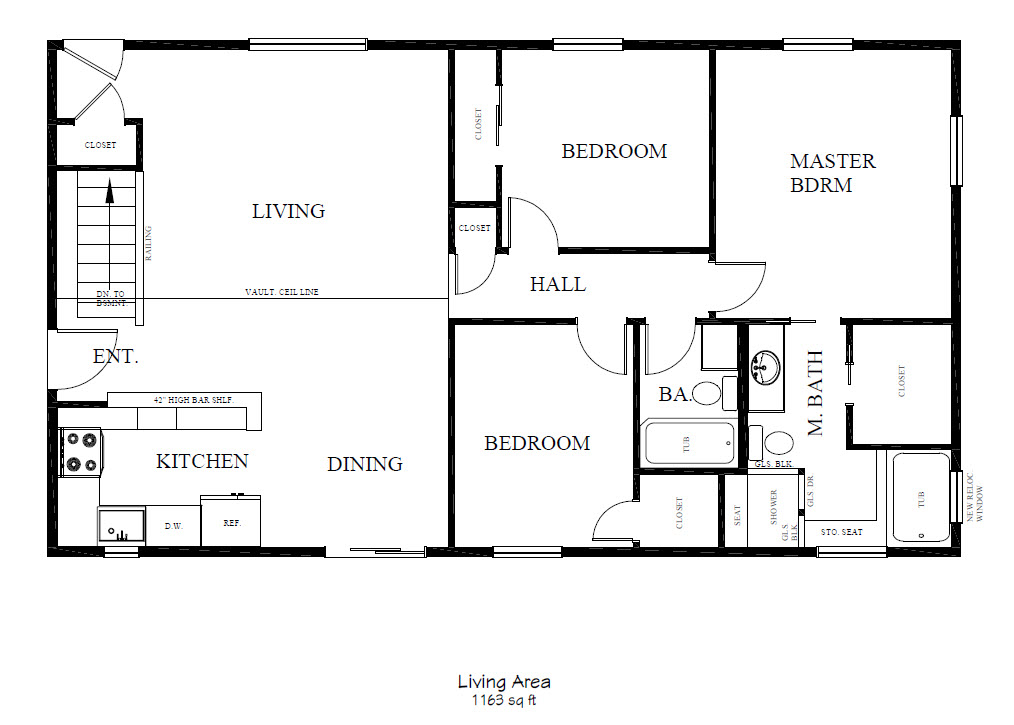 Floor Plan for a Home Remodel Freelance Architectural