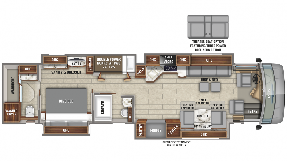 Entegra Coach Aspire 44R Class A Motorhome