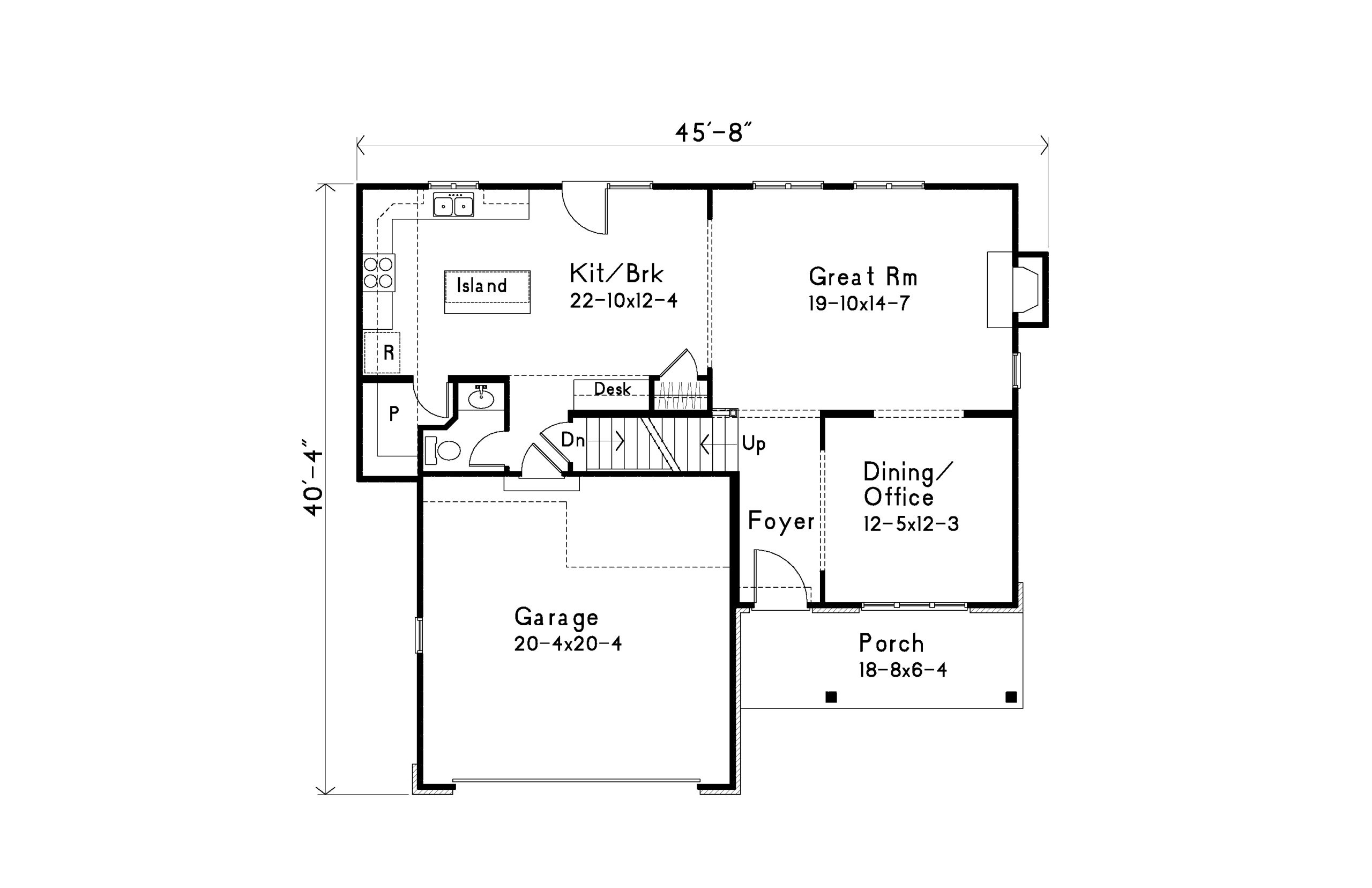 Residential Floor Plan With Dimensions Floorplans Click