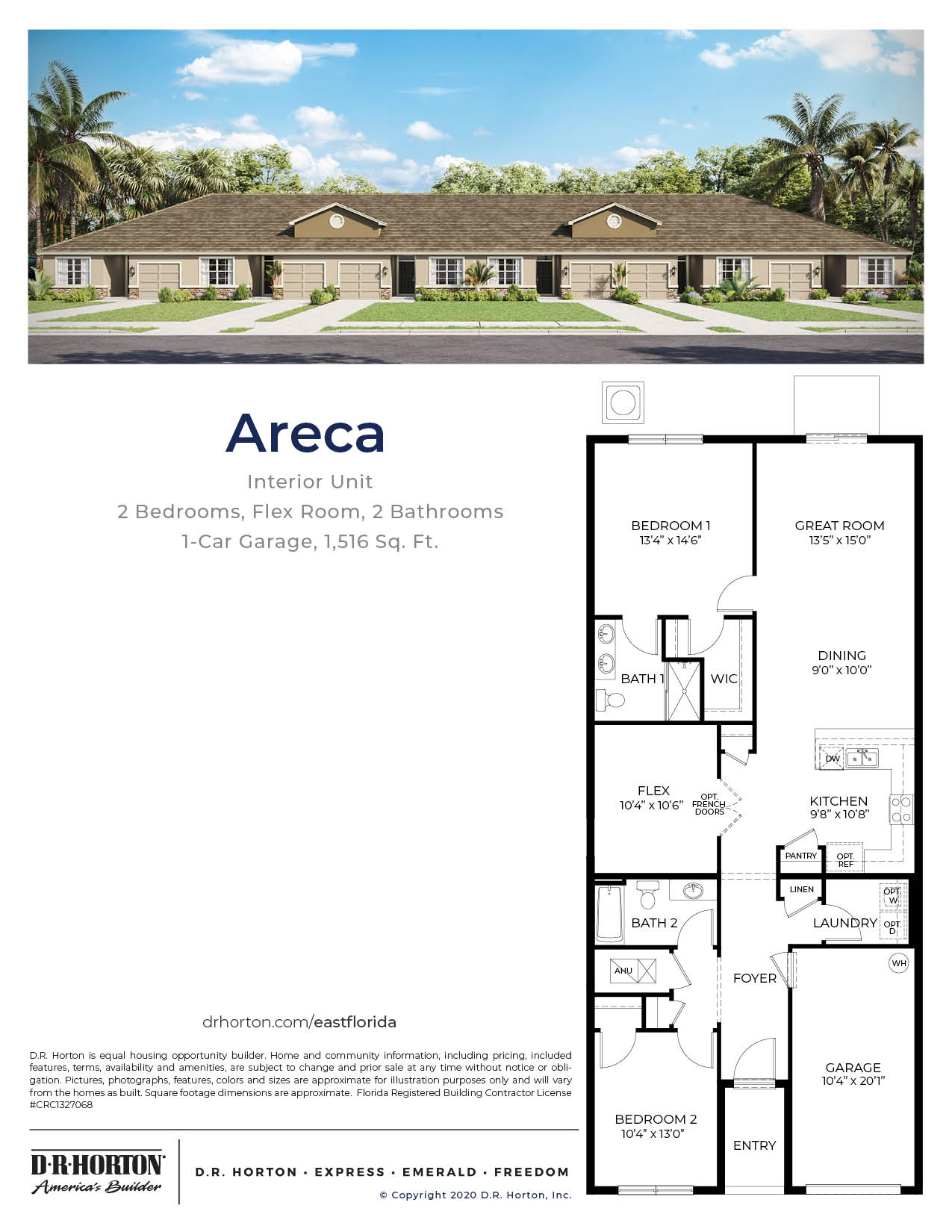 Palm Gardens Areca Floor Plans and Pricing