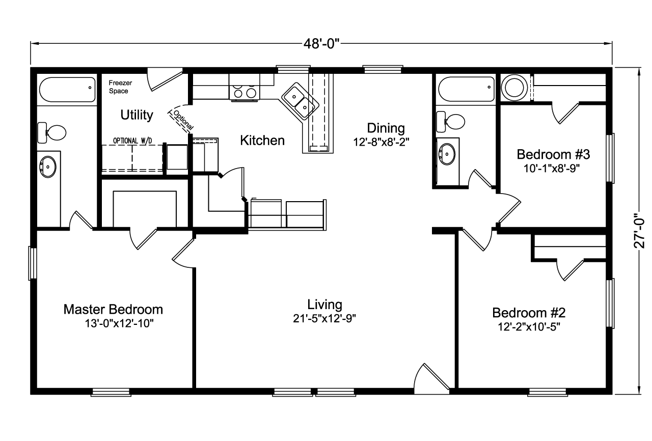 The Factory Select 4G28483X manufactured home floor plan