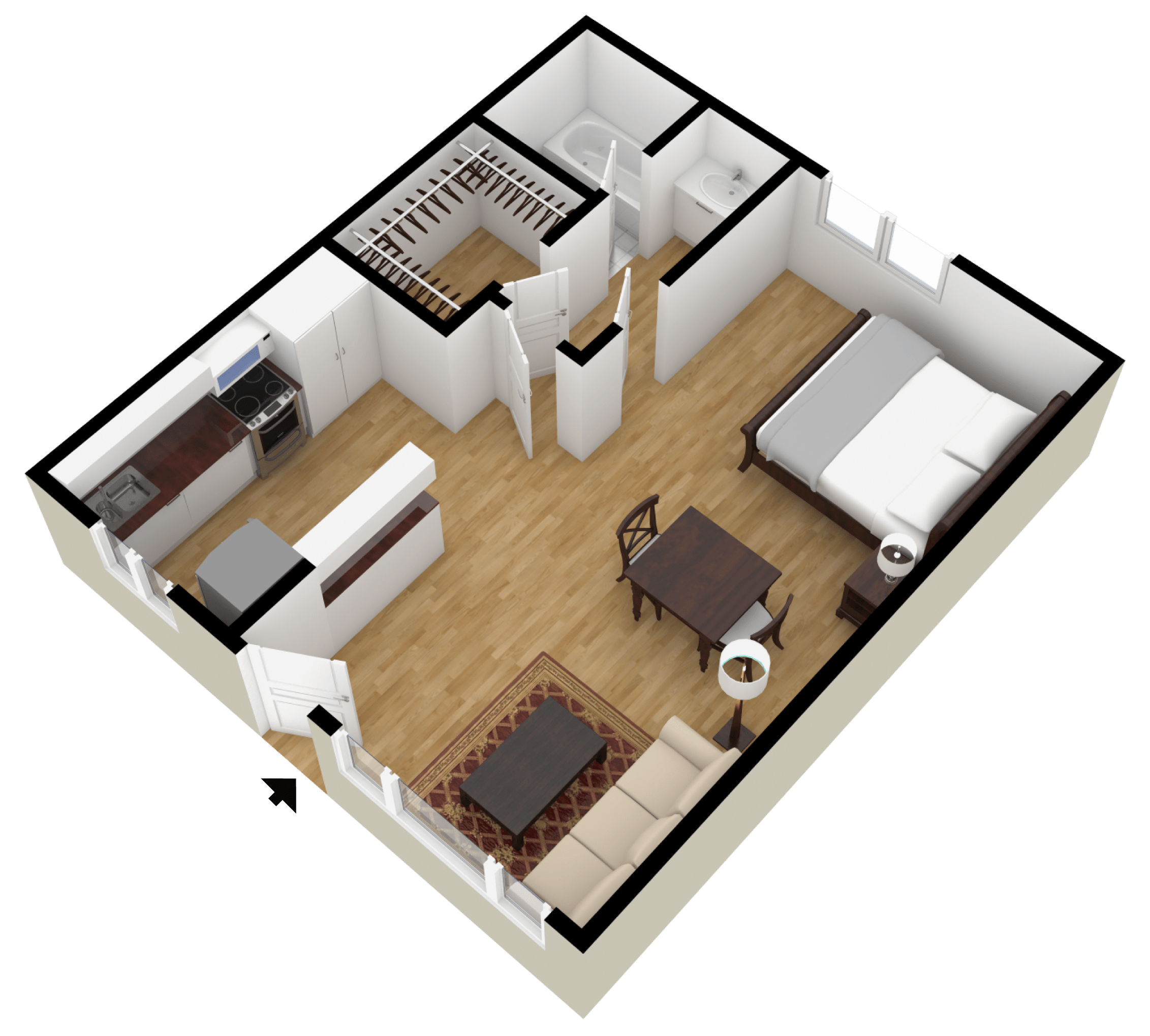 Home Plan Design 550 Sq Ft SYAMIMAHAF