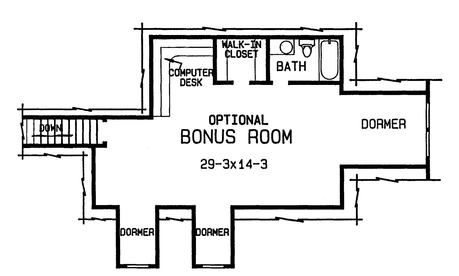 Southern House Plan with 4 Bedrooms and 3.5 Baths Plan 4375