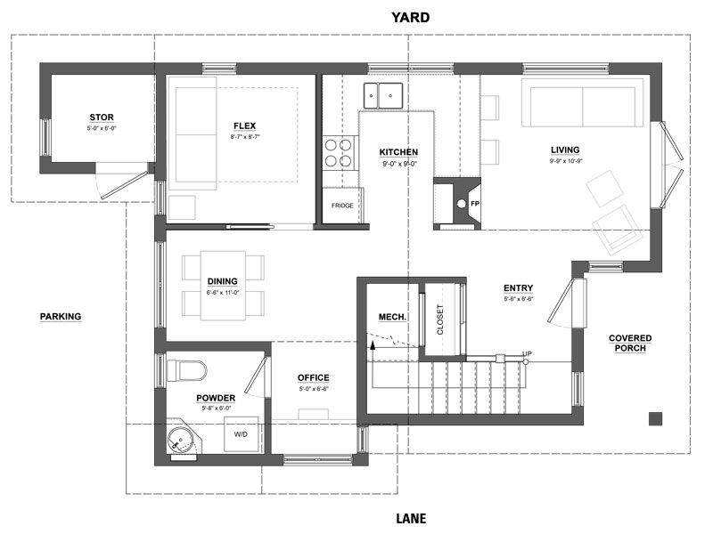 floor plan vancouver laneway house Floor plans, House