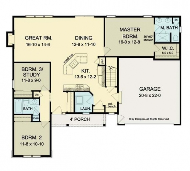 Beautiful Open Floor Plans Ranch Homes New Home Plans Design