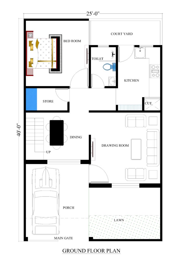25x40 house plans for your dream house House plans