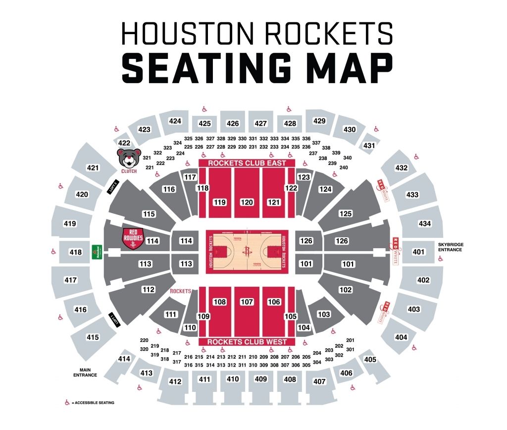 Brilliant rockets Toyota center, Seating charts, Toyota