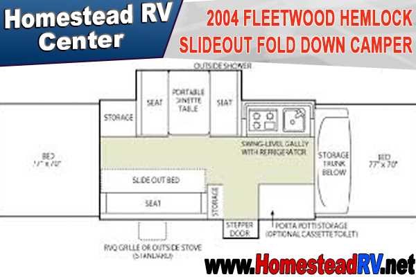 USED 2004 Fleetwood Highlander Hemlock Tent Trailer Stock