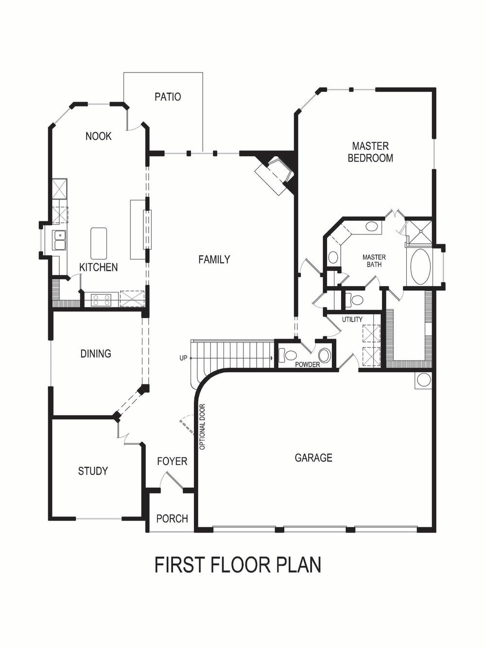 Boston F Home Plan by First Texas Homes in Villages of