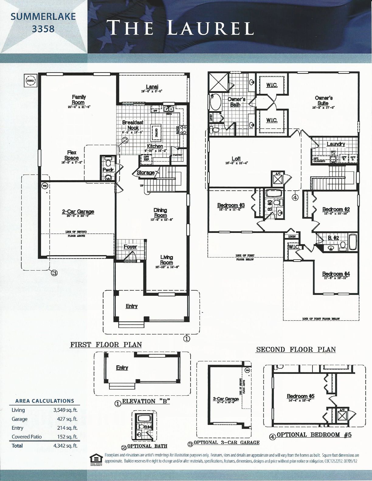 Summerlake Dr Horton Homes Laurel Floor Plan in Winter