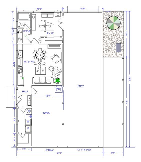 Pinterest Shop With Living Quarters, Floor Plans and Rv