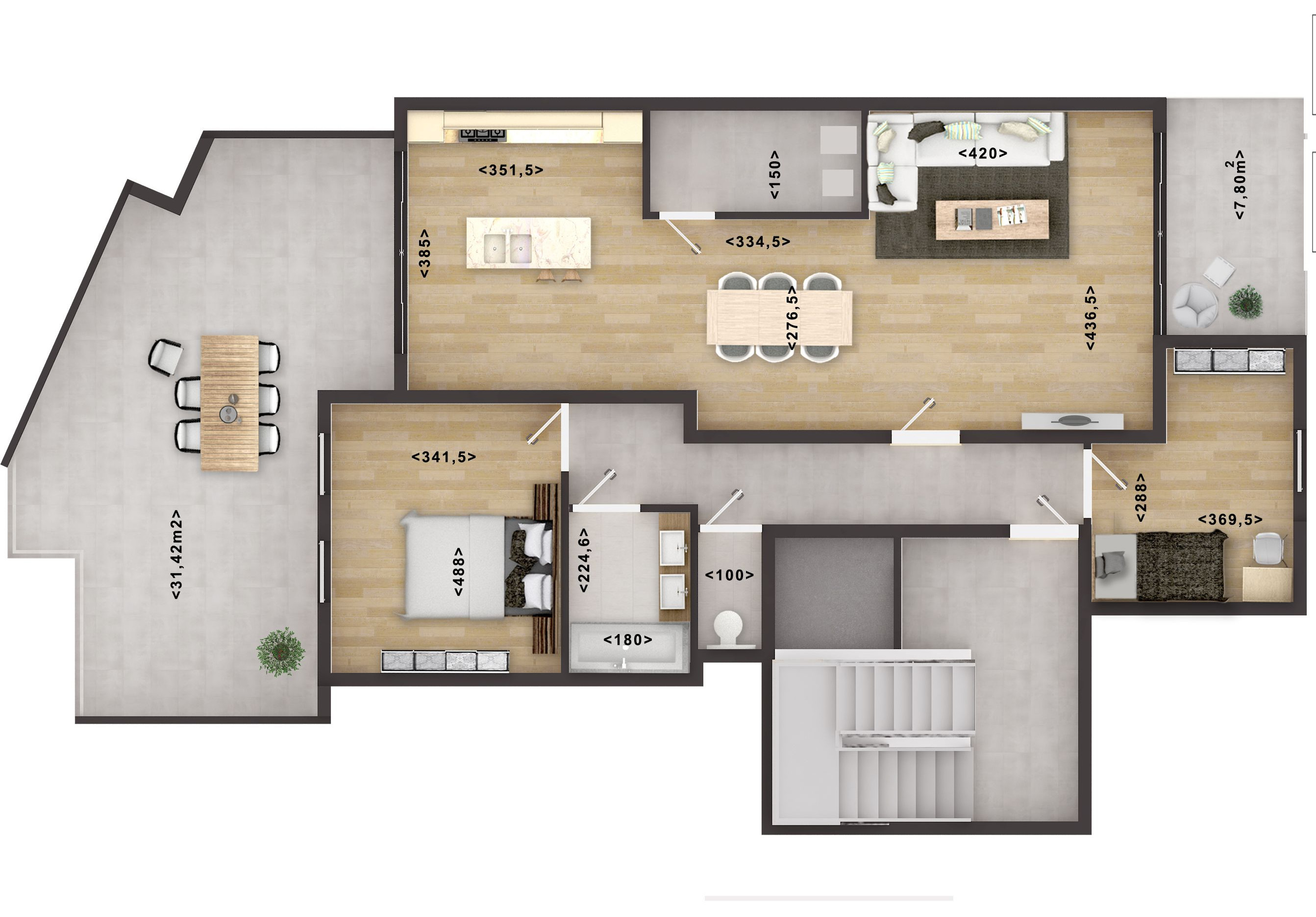 2D Floor Plan Services With 2D Floor Plan