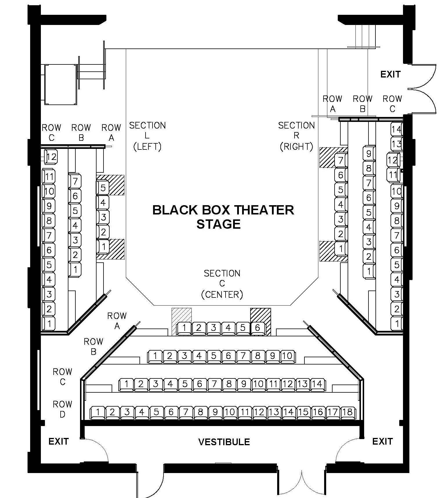 theatre seating dimensions Google Search Mimari